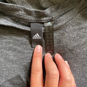 Dark gray adidas t shirt